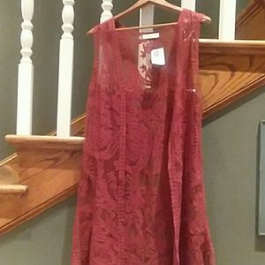 NWT Nix & Nox sleeveless kimona